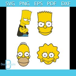 Bart Simpson svg, Cartoon Svg, Simpsons Bundle Svg, Homer Svg, Bart Svg, Lisa Svg, Boys Svg, Girls Svg, Family Svg, Dad