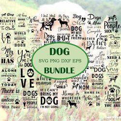 30 SVG Instant Download Dog Bundle, For Cricut or Silhouette, Dog SVG, Dog PNG