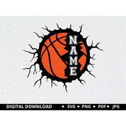 Basketball SVG, diy Team basketball shirt svg, basketball mom svg, name, template, Silhouette Files, SVG Cut Files, bask
