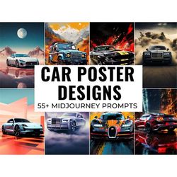 55 Poster Designs Midjourney Prompts, AI Art, Midjourney Prompt, Midjourney AI Art, Learn Midjourney, Digital Art, AI Ge