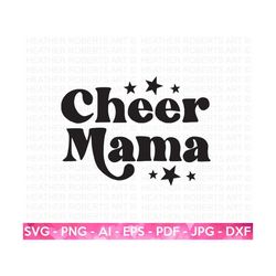 Cheer Mama SVG, Cheer SVG, Cheerleading SVG, Megaphone svg, cheer team svg, cheerleader girl svg, cheer mom svg, cut fil