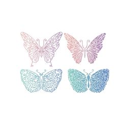 Butterfly Butterfly Mandala Spring SVG - SVG Download File - Plotter File -
