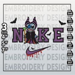 Horror Character, Halloween Embroidery Files, Nike Stitch Maleficent Embroidery Designs, Machine Embroidery Designs