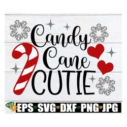 Candy Cane Cutie, Girls Christmas svg, Cute Girls Christmas, Kids Christmas svg, Girls Christmas shirt svg, Candy Cane s
