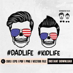 Dad Life Kid Life Svg | Dad Life | Dad Life Png | Dad Life Svg | Kid Life Svg | Like Father Like Son Svg | Dad Svg | US