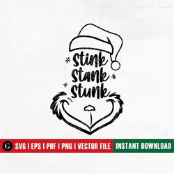 Stink Stank Stunk SVG | Merry Grinchmas Svg | Holiday Cheermeister SVG | Xmas svg |  Christmas Shirt | Winter Svg | Funn