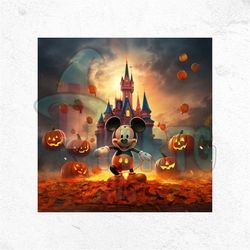 Halloween Magical Castle Mouse PNG Bundle, Scary Movie, Princesses World Bundle, Winnie the Pooh Horror Day,Hocus Pokus,