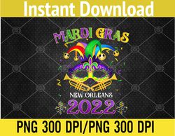 2022 Mardi Gras New Orleans PNG, Digital Download