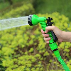 expandable flexible water hose nozzle