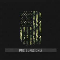 Camo USA Flag Png & Jpg Files only | Camoflauge Png | USA Flag Camoflauge | US Camo Png | Camo Png | Army Shirt | Milita
