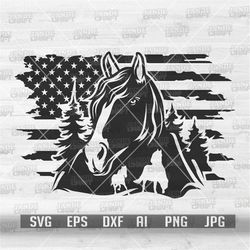 US Horse Scene svg | US Horse svg | Horse Lover svg | Horse Back Riding svg | Horse Stencil | Horse Silhouette | Outdoor
