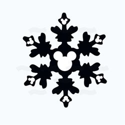 Mickey Mouse Snowflake 2 SVG jpg png | Disneyland World Christmas Svg |Christmas SVG | Cricut Silhouette svg |(individua