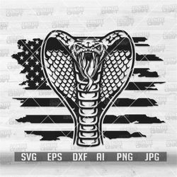 US Cobra Snake svg | Wild Animal Clipart | Viper Cutfile | Poisonous Stencil | Deadly Serpent dxf | Venomous jpg | Zoo C
