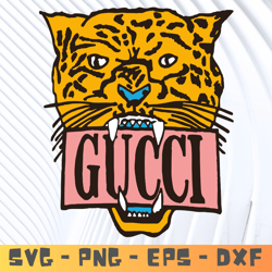 Gucci Leopard SVG ,Gucci Leopard Character, Gucci Leopard svg designs, Fashion Brands Svg cutting files, Layered Files.