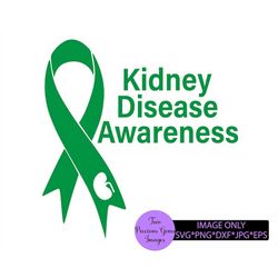 Kidney Disease Awareness. Green ribbon. Cancer awareness. Kidney Cancer Awareness, Kidney Disease, Printable Image, Iron