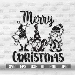 Christmas Gnomes svg | Christmas svg | Gnomes Clipart | Gnomes Cutfile | Christmas Shirt svg | Christmas Clipart | Gnome