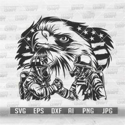 US Eagle Firefighter Partners svg | Fire Fighter Cutfile | Fireman Dad Shirt png | First Responder Clipart | 911 Rescue