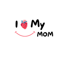 Love My Mom PNG, Retro I Heart My Mom SVG, I Heart My Mom png, Retro I Love My Mom Svg, I Love My Mom Retro Cut File