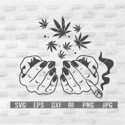 Sexy Hand Smoking Joint svg | Weed svg | Cannabis svg | Marijuana SVG | Dope Girl svg | Rasta Girl svg | Smoking Joint s