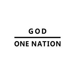 One Nation Under God - SVG, PNG Digital Download