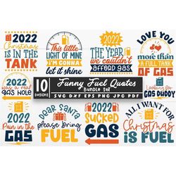 Gas Tank SVG Bundle | Gas Ornaments SVG Bundle | Fuel Ornament SVG | Fuel Gauge Cut File | Fuel Tank Quote svg | Funny G