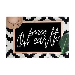 Peace on Earth svg, Christmas svg, Faith svg, Religious svg, png, dxf, JPG, EPS, Cut Files