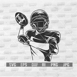 Football Player svg | US Football Shirt png | Sports Dad Clipart | Football Team and Fans Clipart | Football Monogram Cu