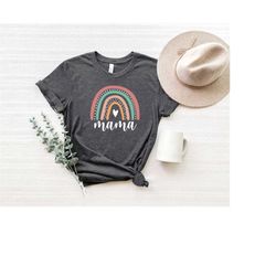 mama rainbow shirt,mom shirt,mother's day shirt, baby shower gift for mom, mothers day gift,personalized gifts for mom,n