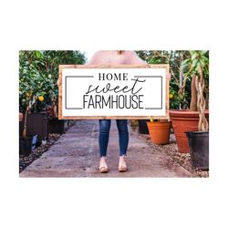 Home Sweet Farmhouse, Modern Farmhouse sign, 5 cut files included, dxf, svg, eps, jpg  png