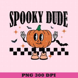 Spooky Dude PNG, Halloween Sublimation designs, Halloween png designs,Retro Halloween png,retro fall png,