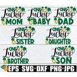 One Lucky Family, St. Patrick's Day, St. Patrick's Day Family, Matching Family St. Patrick's Day Family, Matching St. Pa