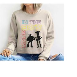 Toy Story Sweatshirt, Youth Crewneck Sweatshirt, In The 90's Made Pullover, Funny Unisex Sweater, Gift for Her