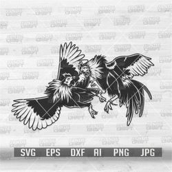 Cock Fighting svg | Cockfighter Clipart | Cockfighting Stencil | Hybrid Chicken dxf | Cockpit Shirt png | Wild Cock jpg|