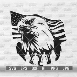 US Eagle First Responder svg | Patriotic Big Bird Clipart | Rescue Cutfile | Emergency 911 Stencil | Dispatcher dxf | EM