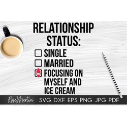 Relationship status SVG Single Married Checkbox SVG file for cutting machines - Cricut Silhouette Not married svg Funny