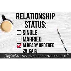 Relationship status SVG Single Married Checkbox SVG file for cutting machines - Cricut Silhouette Not married svg Funny