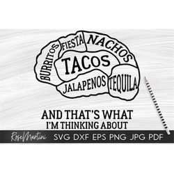 Brain Scan Svg Mexican food SVG file for cutting machines - Cricut Silhouette Tacos svg Foodie Jalapenos Burrito Nachos