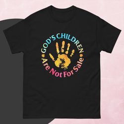 Gods Children Are Not For Sale Mens classic tshirt