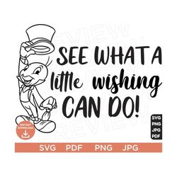 Jiminy Cricket SVG, Pinocchio SVG, Disneyland Ears clipart SVG, Vector in Svg Png Jpg Pdf format instant download, Cut f