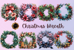 Christmas wreath Clipart Png,Creative designs, Seasonal graphics, Design inspiration, Festive decor, Christmas clipart