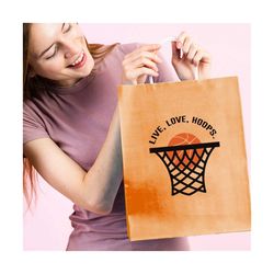 live love hoops basketball svg, basketball svg, basketball quotes svg, basketball cut file, basketball, game day, sports