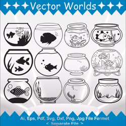 Fish Bowl svg, Fish Bowls svg, Fish, Bowl, SVG, ai, pdf, eps, svg, dxf, png, Vector