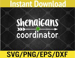 Shenanigans Coordinator Svg, Eps, Png, Dxf, Digital Download