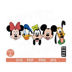 Best Friends Ears SVG png , Disneyland Ears Svg clipart SVG, Cut file Cricut, Silhouette, Cricut design