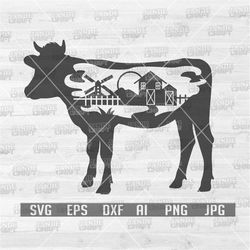 Farm Cow svg | Farm Animal svg | Cow svg | Cow Cutfile | Cow Clipart | Animal Shirt svg | Cow Shirt svg | Farm svg | Far