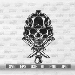 Military Skull svg | Soldier Dad Clipart | US Army Shirt png | Patrioctic Stencil | Veteran Cutfile | Air Force Gift Ide