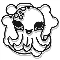 Octopus SVG, Digital file Octopus for printing on T-shirts, File for paper cutting, DXF, PNG, Dxf, Animal print