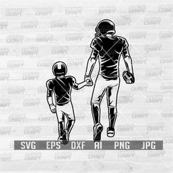 Father and Son Football svg | Football svg | Football Dad svg | Football Son svg | DadLife KidLife svg | Football Cutfil