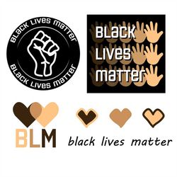 Black Lives Matter SVG, Digital file Black Lives Matter for printing on T-shirts, File for paper cutting, DXF, PNG, Dxf
