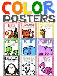 Color Posters English & Spanish